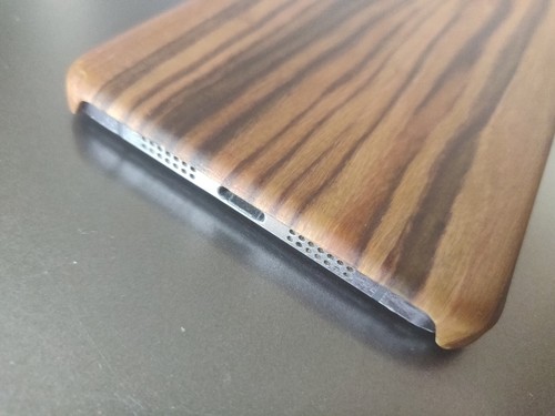 Genuine OEM Rosewood Unique Pattern Protective Rear Cover for OnePlus X - Picture 5 of 7