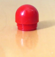VTG Hot Rod Dashboard Indicator Light Lens SOLID RED (16 x 16mm)