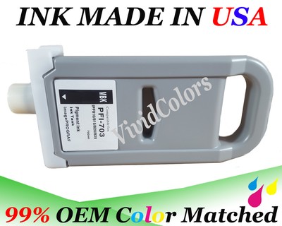 PFI703 Matte Black  ink Tank PFI-703 MBK  fit Canon iPF810 iPF815 iPF820 iPF825