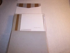 30 Fancy Gold & Silver Cards Business ( 15 Thank You Cards and 15 Notecards ) 