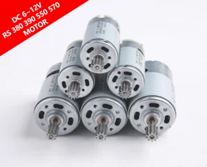 6~12V 550 385 390 DC Moteur de grande puissance Grand couple