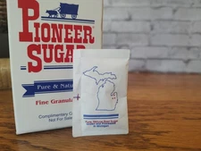 Pioneer Sugar Complementary Carton, Saginaw Michigan, 24 Packets Pre-owned Decor