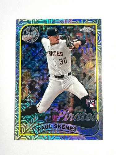 Paul Skenes #T89CU-21 2024 Topps Update 1989 Chrome Silver Pack card