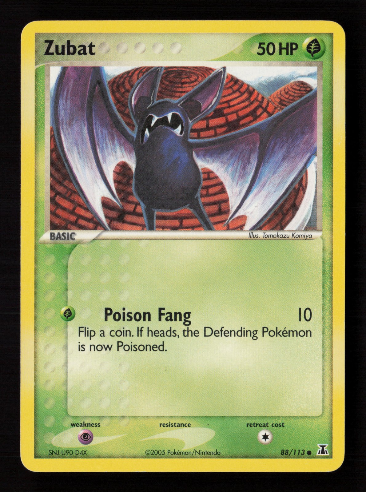 Zubat 88/113 Delta Species Pokemon Card -A4
