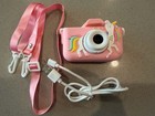 Kids Digital Camera Pink Unicorn Charger, Case, Carry Strap Working New  Goopow — photo 2