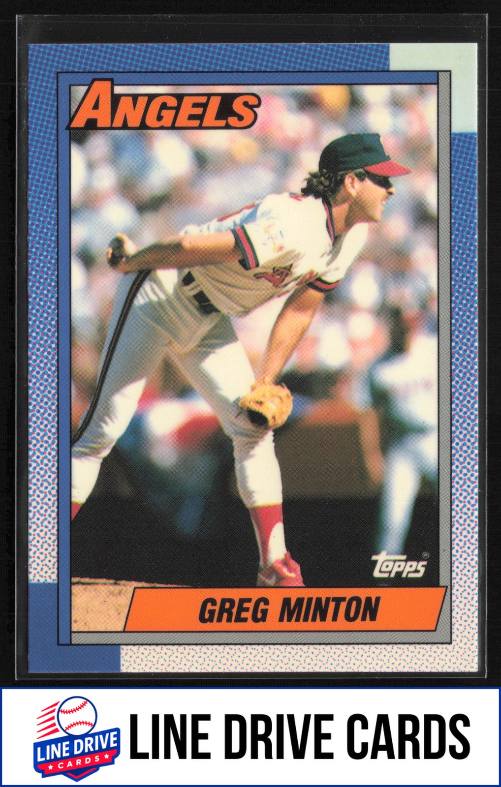 1990 Topps #421 Greg Minton Collector's Edition (Tiffany) California Angels
