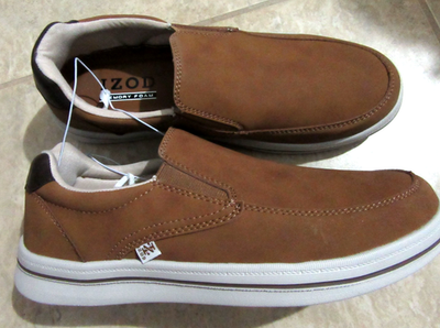 Izod Brown and White Sneakers s-l400.jpg main image 2
