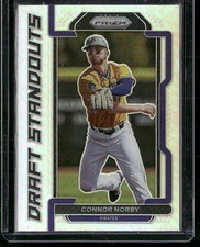 2021 Panini Prizm Draft Picks #DS-CN Connor Norby Draft Standouts Silver Prizm