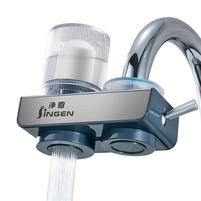 Wasserhahnreiniger mit mehrschichtigem Filtersystem Sauberes Wasser auf Knopfdruck