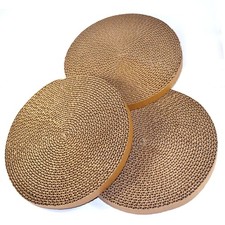 HQRP 3-Pack Round Cat Scratcher Medium, 3 pack scratcher refills 