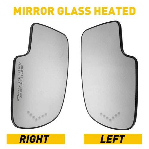 Mirror Glass Heated Right & Left Side For 2003-06 GMC YUSon XL 1500 2500 US Pair