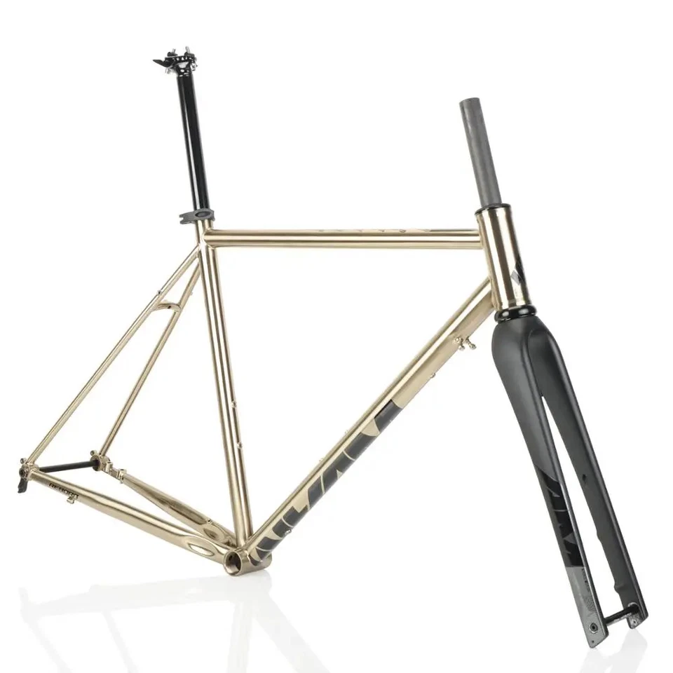 Gravel Off-road Bicycle Disc Brake Frameset with Carbon Bike Front Fork - Image 2 of 4