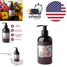 Long Lasting Fresh Cut Flower Food 8 Ounces Gentle Plant Nutrients in Bottle