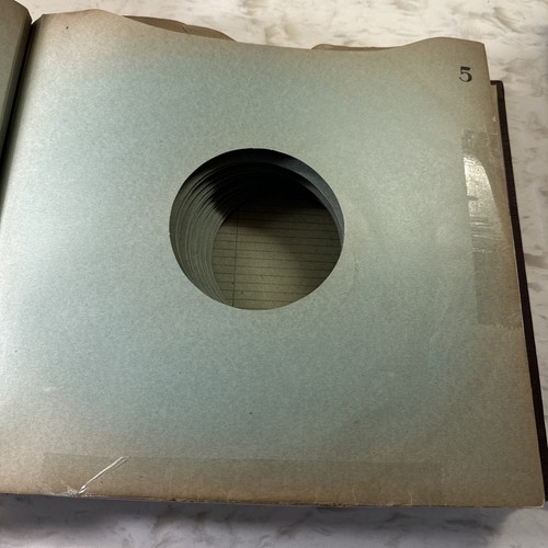 Peerless Early 1900s 78 rpm 12” Record Storage Album Holder Binder 12 Sleeves - Picture 8 of 18