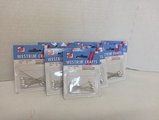 Westeim Craft 2" Corsage Pins Bouquet Pins Pearl /Oval Head Model P14 9 Pack