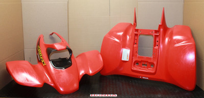 99-04 HONDA 400EX OEM FENDERS PLASTICS RED FRONT REAR 400EX 🔥FAST