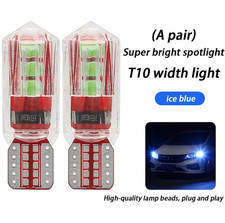 1 Pair T10 Led Car Light Bulbs Super Bright Exterior Running Lights 12v - New 1 Pair T10 Led Car Light Bulbs Super Bright Exterior Running Lights 12v - New