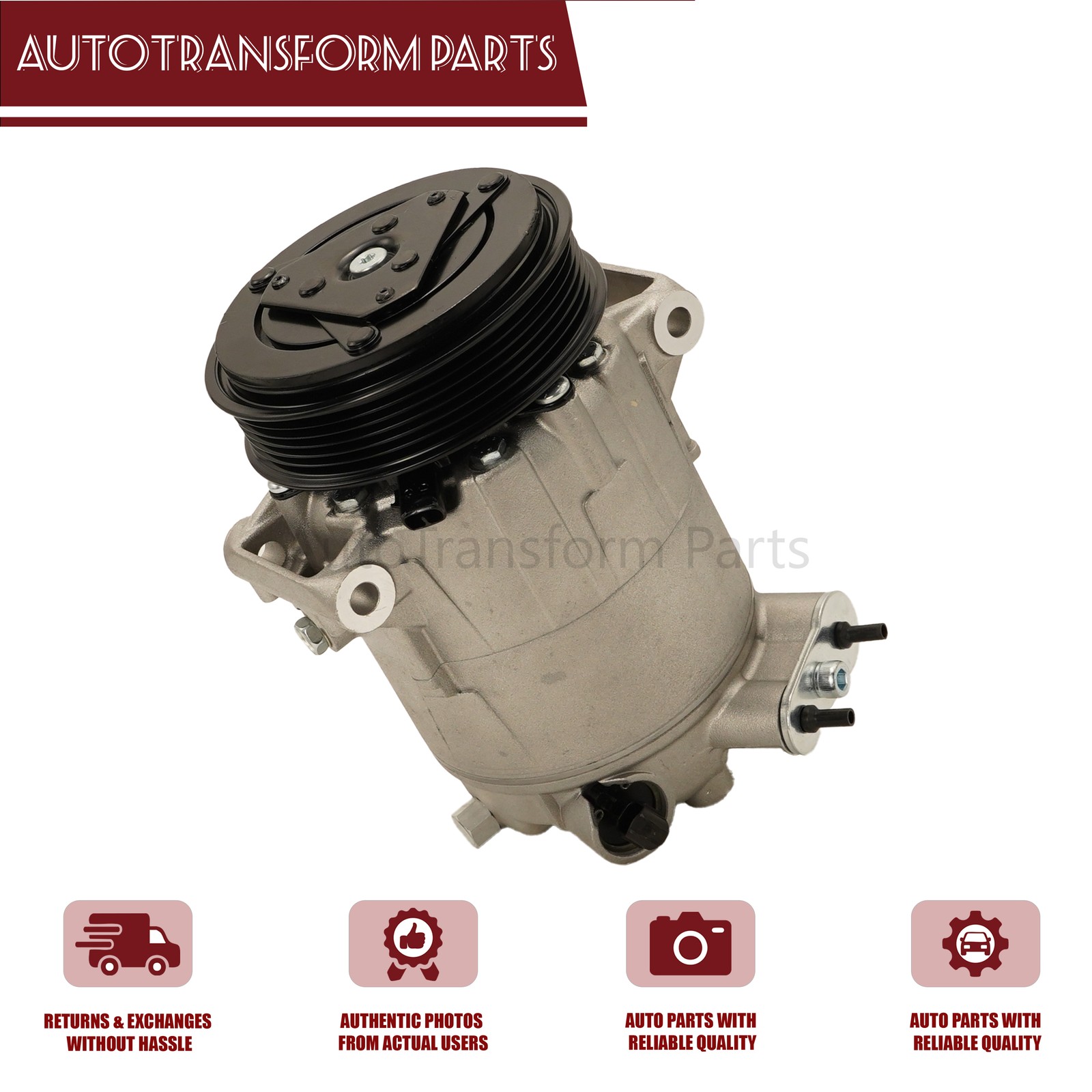 A/C Compressor For Maserati Ghibli Newer Quattroporte Levante 3.0L Only 333332