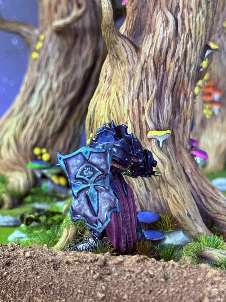 Caballero de la Muerte Pintado para Mazmorras y Dragones RPG Minis AOS Hammer Foto 4 de 4