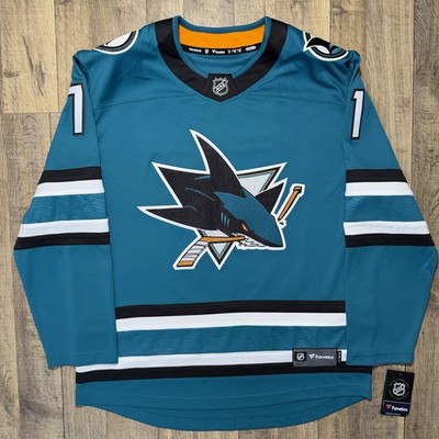 NWT San Jose Sharks Macklin Celebrini Authentic Fanatics Hockey