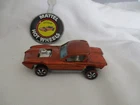 Hot Wheels 1969 Red Line Original Redlines Python Orange Body With Badge