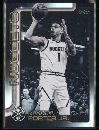 Michael Porter Jr. – 2025-26 Topps Basketball · Base Cards I Blackout Variation #105 Michael Porter Jr.