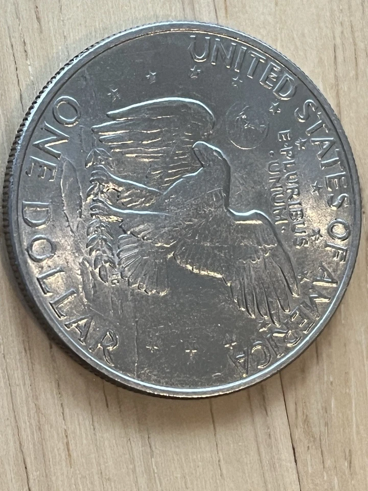 1972D Eisenhower dólar erro ilhas desaparecidas sob a Flórida - Imagem 2 de 3