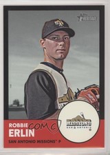 2012 Topps Heritage Minor League Edition Black Border 70/96 Robbie Erlin 8d2