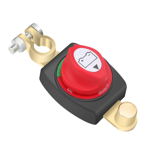 US Post Battery Disconnect Switch 12-48V Marine Battery Cut-Off Switch Isolator - Picture 5 of 11