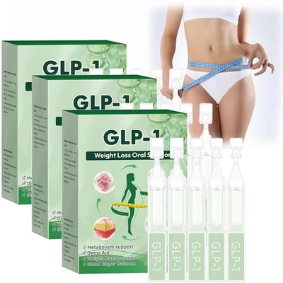 MARKENLOS 15x Orale Tropfen GLP -1 Orale Lösung Für Gewichtsverlust für Frauen Männer NEU