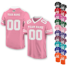 Personalized Team Name  Number Football Jersey For Adult Kid, Custom Team Shirt