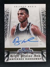 2013-14 Panini Crusade High Praise Ink Gold 3/5 Anfernee Hardaway #4 Auto 3z3