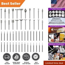 Multi-Shape Diamond Grinding Bit Set for Dremel - 52pcs for Precision Crafting