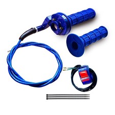 7/8 22mm Twist Throttle Accelerator Handle Grips for Pit Bike Mini Bike Throt...