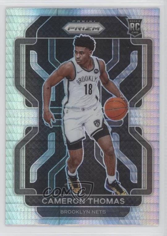 2021-22 Panini Prizm Hyper Prizm Cameron Thomas #297 02ez