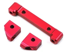 ST Racing Concepts SPTST8334FR 4TEC 2.0 ALUM FRONT HINGE PIN BLOCKS RED