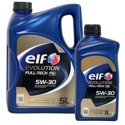 5+1 Liter Elf EVOLUTION FULL-TECH FE 5W-30 ( SOLARIS DPF ) Motoröl Renault 5W-30
