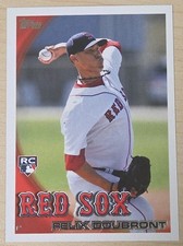 2010 Topps Update #US-311 Felix Doubront Boston Red Sox Rookie Card
