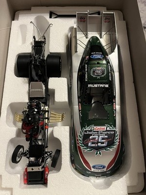 JOHN FORCE, 2010 CASTROL 25TH ANNIVERSARY 1/24 ACTION 2010 MUSTANG FUNNY CAR New