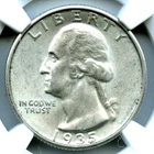 1935-S Washington Quarter, NGC AU 58