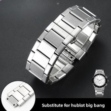 Solid Stainless Steel Watch Band Strap 19x27mm with Tools for Hublot Bigbang
