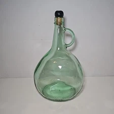 Almaden 3 Liters (101 Oz) Cork Top Bottle Vineyards Green Glass EX Condition