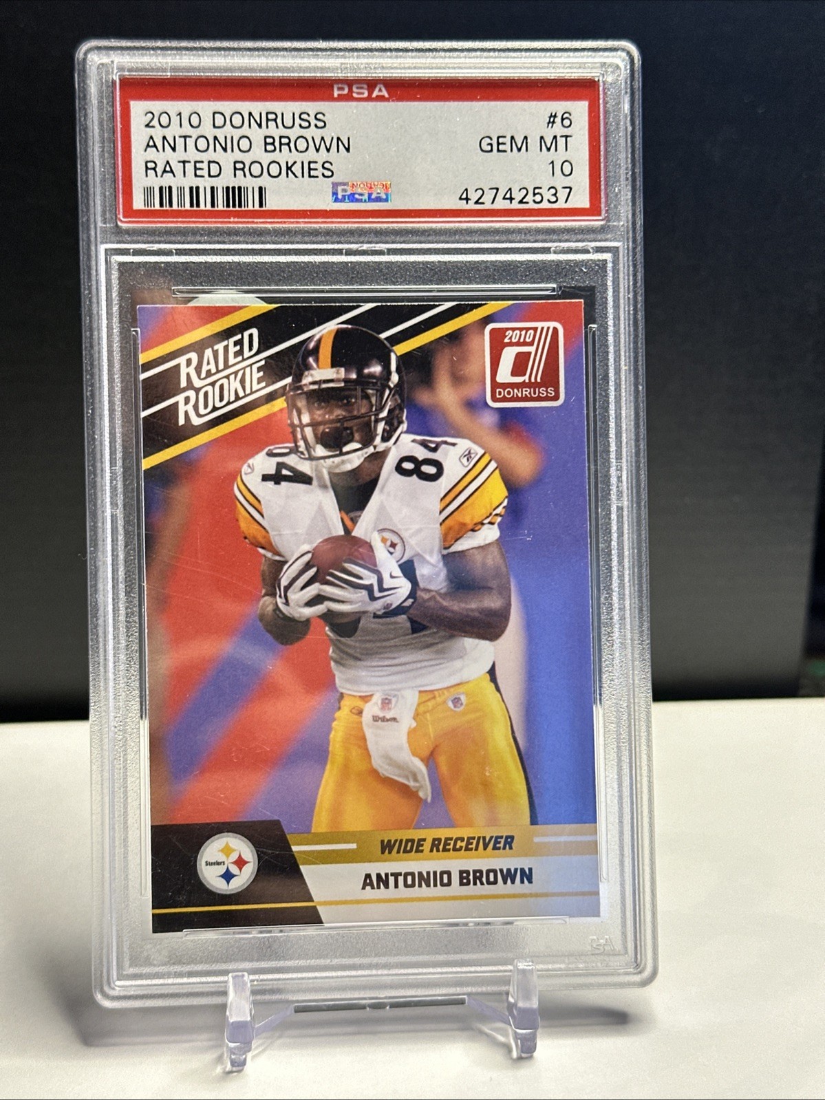 Antonio Brown Donruss Rated Rookies #6 Base