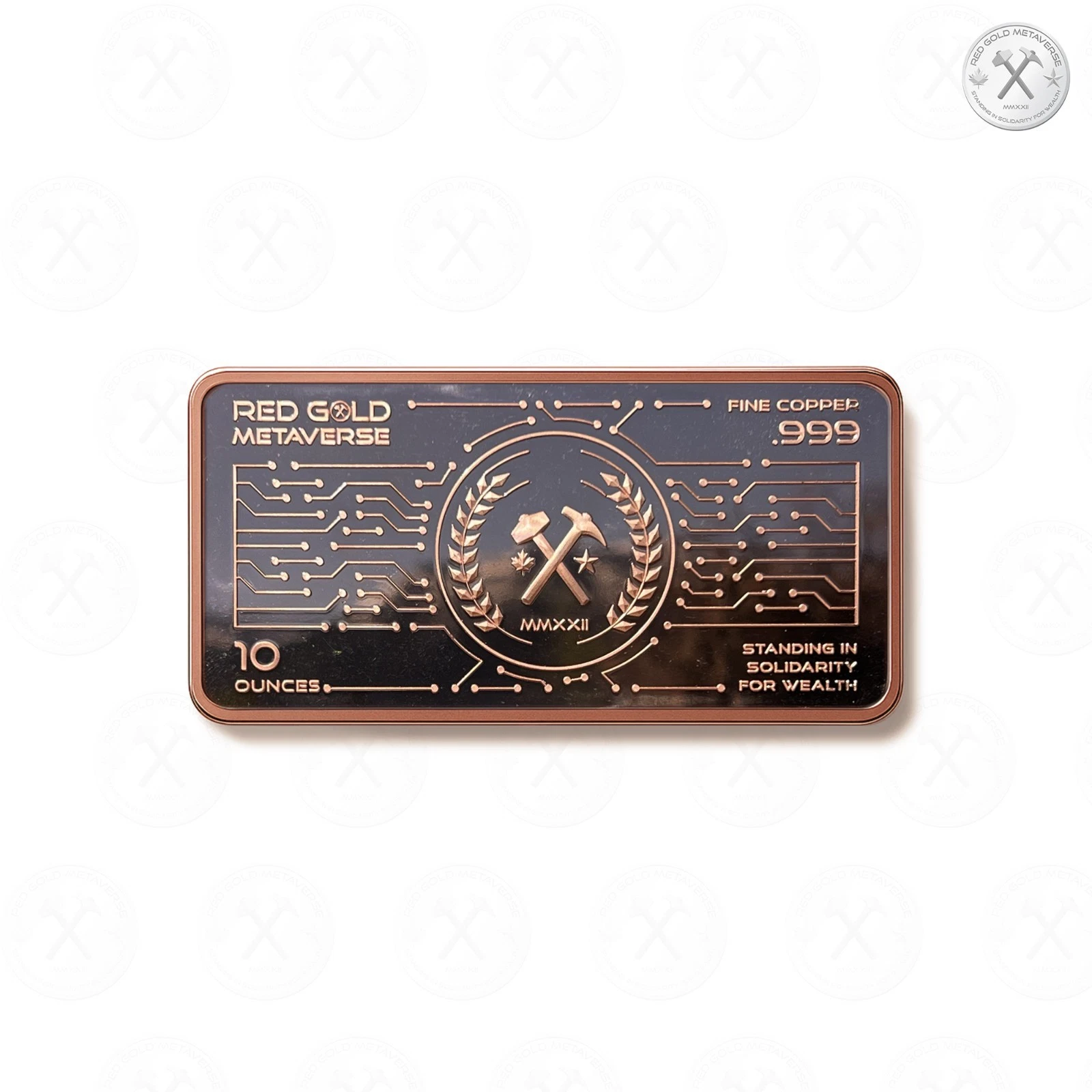 1 kg Copper Germania Bullion Bar