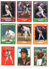 SAN DIEGO PADRES lot of 90 cards, includes 24 1992 Topps Gold Winner cards
