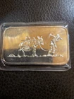 Silvertowne Mint  1 Troy oz..999 Fine Silver Prospector  1970s