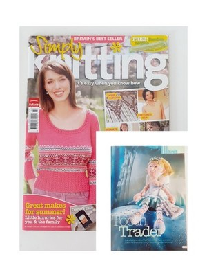 Alan Dart Tooth Trader Pattern in Simply Knitting Magazine Issue 43 July 2008 