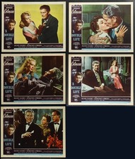 DOUBLE LIFE LOBBY CARDS (5) 1947 RONALD COLMAN EDMOND O'BRIEN