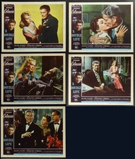 DOUBLE LIFE LOBBY CARDS (5) 1947 RONALD COLMAN EDMOND O'BRIEN