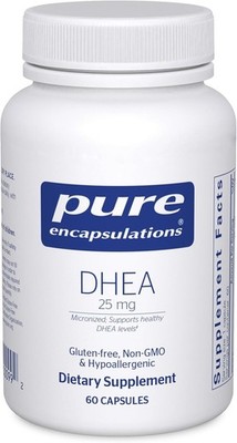 DHEA 25mg 60CT PURE ENCAPSULATION
